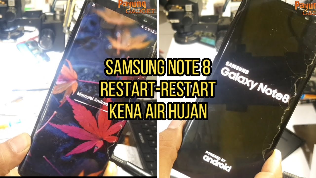 SAMSUNG NOTE 8 RESTART RESTART KENA AIR YouTube