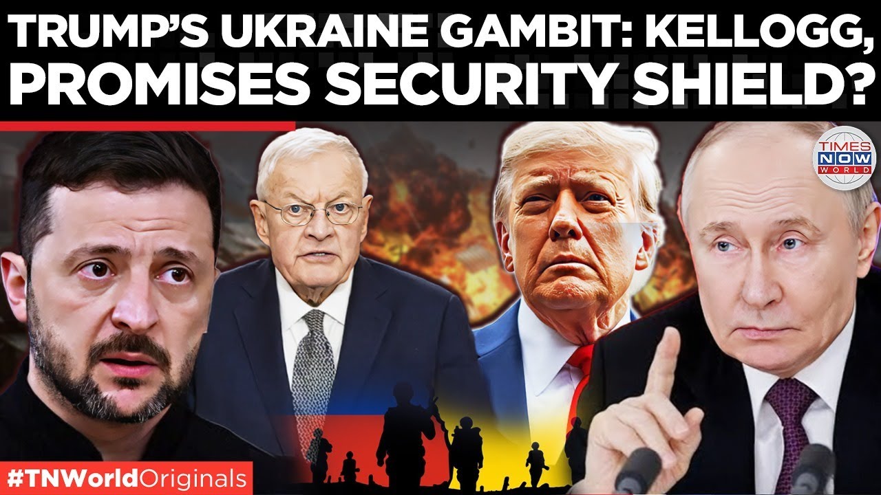 Keith Kellogg In Kyiv, Trump Blasts Russia After Kyiv Bombings: “I Get Very Angry” | Times Now World