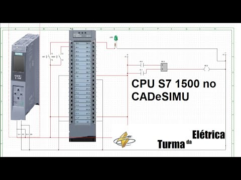 CADeSIMU 4 0 simulação CPU S7 1500 no