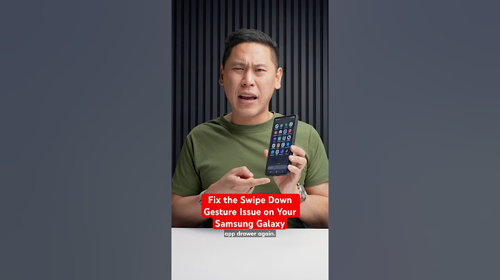Fix the Swipe Down Gesture Issue on the Samsung Galaxy S25 Ultra
