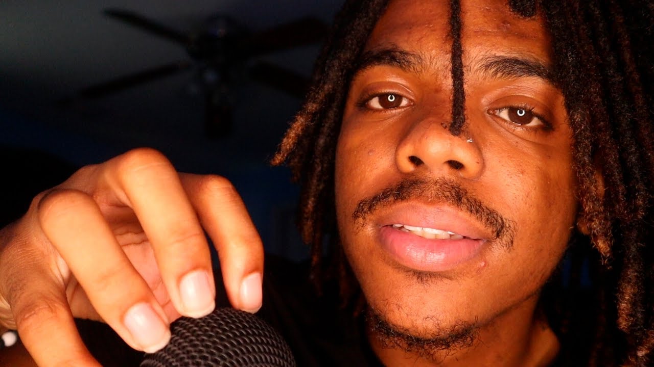 ASMR fast and aggressive mic scratching with no cover/with cover - YouTube