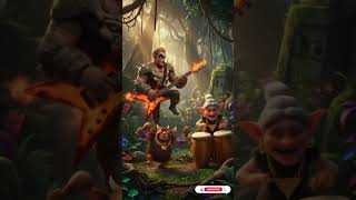 Jungle Mein Mangal Song Commander Safeguard Funny Germs Dance 3D Animation