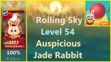 Level 54 Auspicious Jade Rabbit (w/hands) - 3-Crowns 18/20 Gems | Rolling Sky