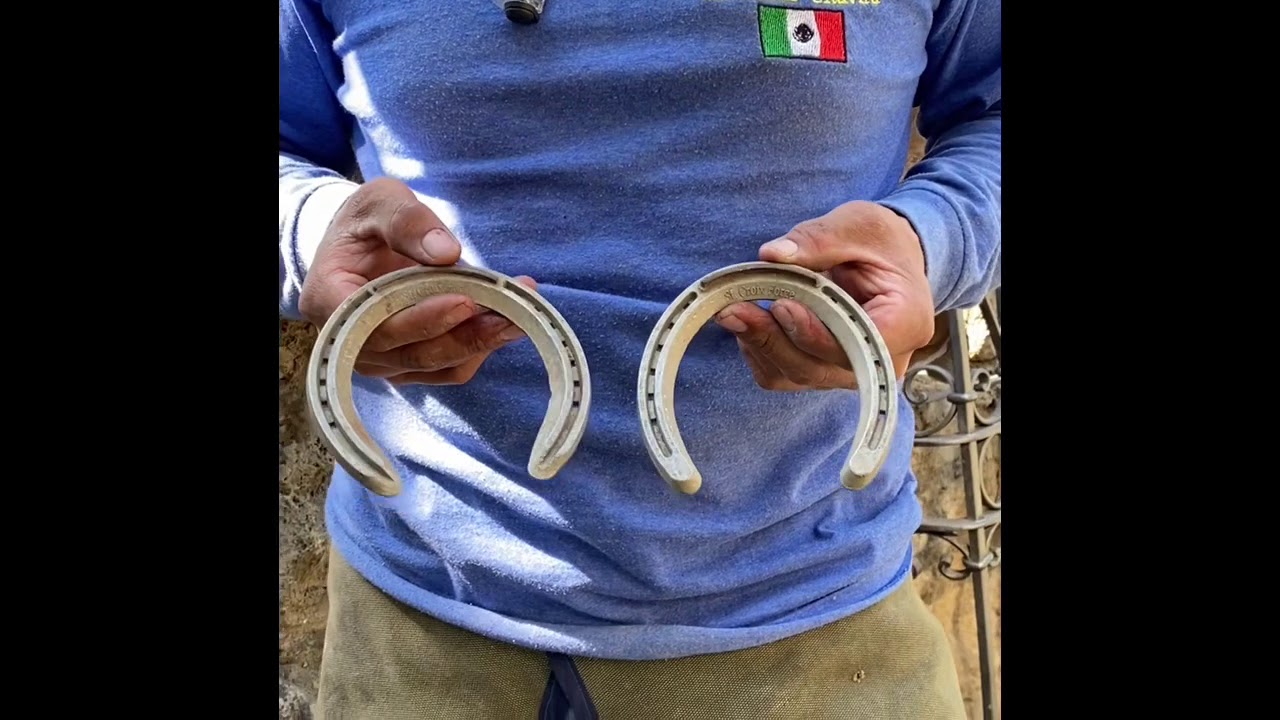 Ajuste básico de las herraduras, usando la plantilla