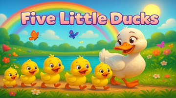Five Little Ducks | Kids Dance + Count 1–5 (Animal Sounds)