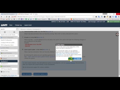 Step-5: Apachi configuration on WHM & PHP Extention Manage ✔️