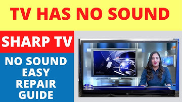 How to Fix SHARP TV Has No Sound Problem || TV No Sound- Randomly Sound Problem Easy Repair Guide