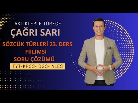 FİİLİMSİ (EYLEMSİ)  EFSANE SORU ÇÖZÜMÜ 💥