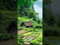 Natural house with forest 🌴#house #forest #viralshort