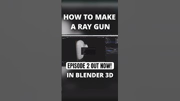 How to Make a Ray Gun In Blender 3D [Part 2] #3d #howto #tutorial #speedart