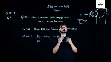 JEE Main 2017 Physics Set D Q 51 Solution