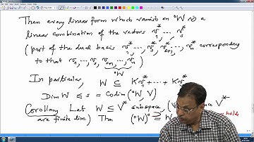 Lec33 Dual spaces continued