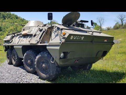 Video: „Panhard EBR“šarvuotas žvalgybos automobilis