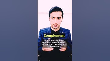 complement vs compliment