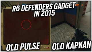 R6 Defenders Gadget in 2015 - Defenders Gadget Before Reworks/Changes - Rainbow Six Siege