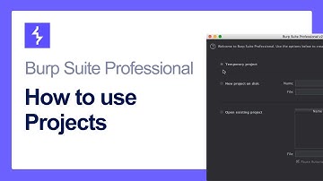 How to use Burp Suite projects