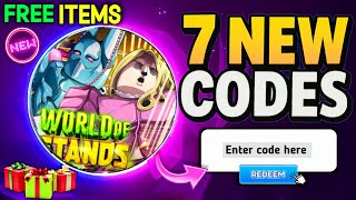 *SECRET UPDATE!* | World of stand CODES 2025 (ROBLOX world of stand)