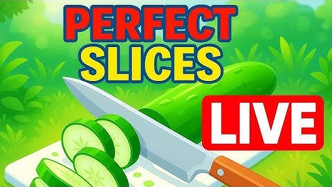 Perfect Slices Playing Game - Fruit Cutting Game | Live Streem #perfectslice Android Gameplay