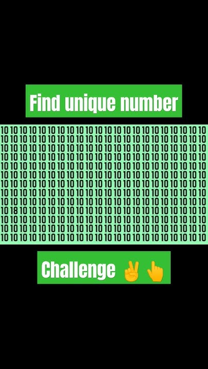 find-unique-number-in-this-image-shorts-viral-challenge