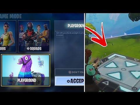 new fortnite playground mode - how to get playground mode in fortnite