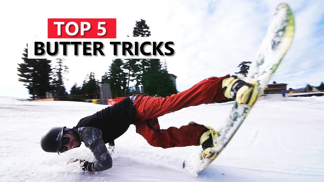 Top 5 Butter Snowboard Tricks Mytricklist Youtube in Snowboard Tricks Practice