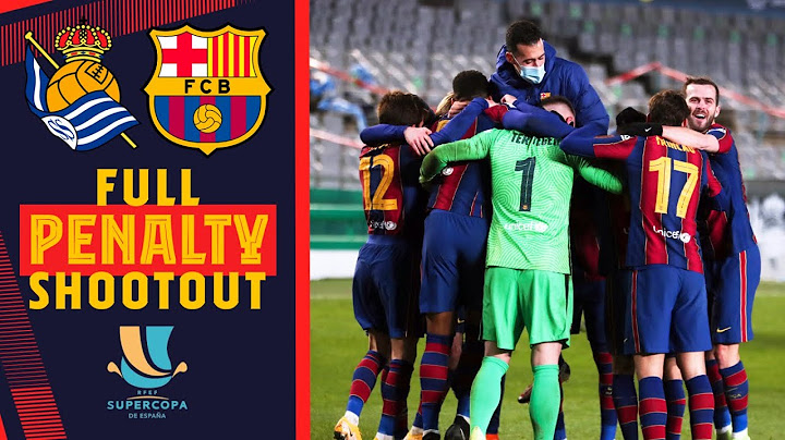 🧤 FULL PENALTY SHOOTOUT of the Spanish Super Cup (Real Sociedad 1-1 Barça) 🧤