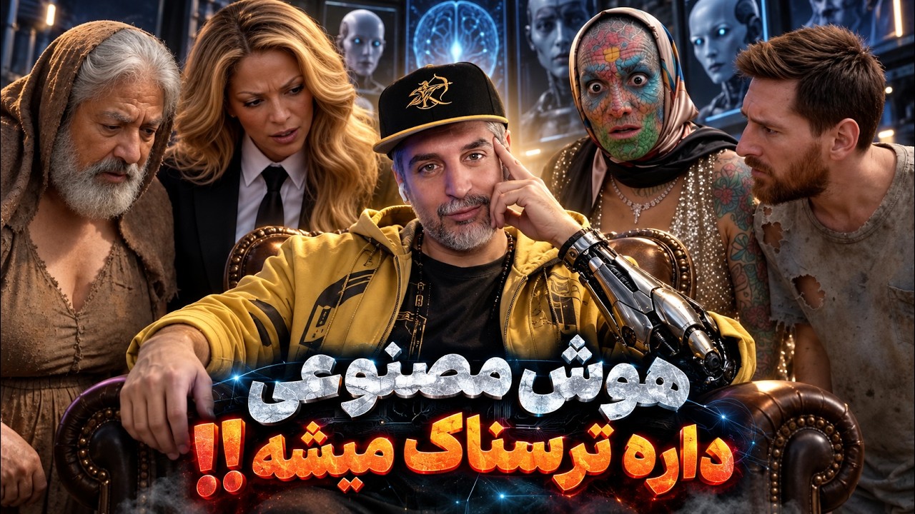 ⁣Ai 🤖😂 !وقتی هوش مصنوعی عاشق میشه