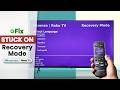 How to Fix HiSense Roku TV Stuck on Recovery Mode!
