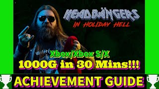 Headbangers in Holiday Hell Achievement Guide **1000GS in 30 mins!**