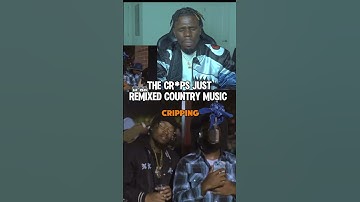 Thumbnail of The Crips just remixed Country music 😂😂 | Crip street (A bar song remix)