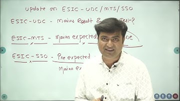 AakashWani - Update on ESIC Exams MTS | UDC | SSO (In Hindi) || Aakash Jadhav