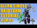 Super Simple Raid Farm Tutorial (3500 Emeralds & 350 Totems per/h) | Minecraft 1.14.4-1.15.2+