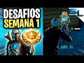 Como COMPLETAR TODOS los DESAFIOS DE LA SEMANA 1 FORTNITE TEMPORADA 5