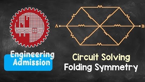 Symmetry in Electrical Circuits - Folding Symmetry || Current Electricity