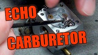 HOW TO REUBILD TWO CYCLE CARBURETOR  CARBURETOR REBUILD KIT  ECHO