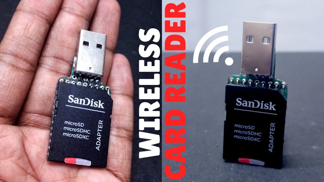 Convert Adapter to Wireless Card Reader | Just another click bait? [ESP8266 FTP SERVER]