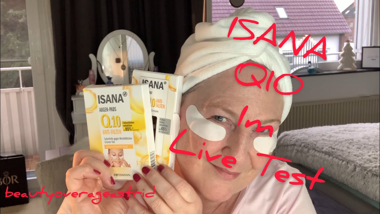 Isana Rossmann Q10 Anti Falten Ampullen Pads Im Live Test Beautyoverageastrid Youtube