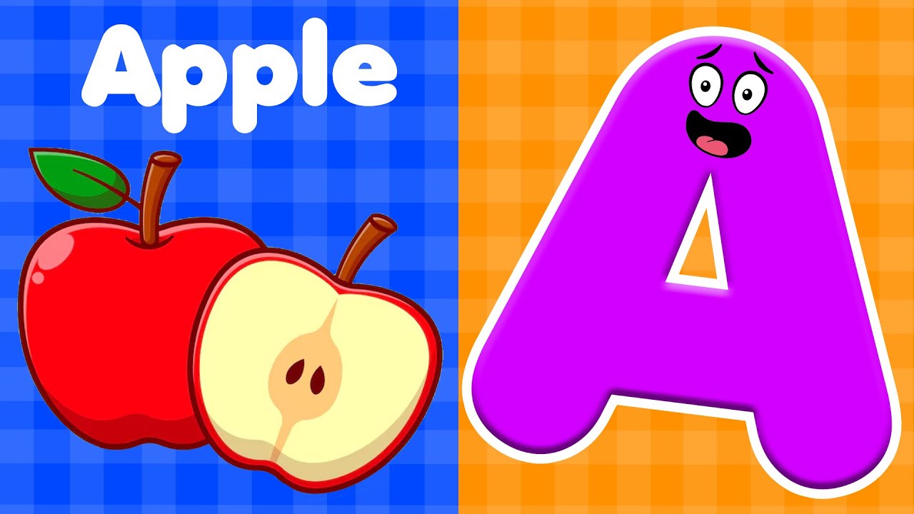 ABC phonics song - A for Apple, ABC Alphabet Songs, ABC Song, Nursery ...