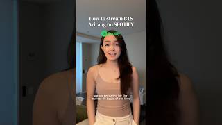 How To Stream The New Bts Arirang Album On Spotify  btsarmy bts  bighit