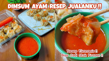 JAJANAN TERLARIS SEPANJANG MASA‼️RESEP DIMSUM AYAM EKONOMIS TANPA UDANG|KENYAL DAN LEMBUT