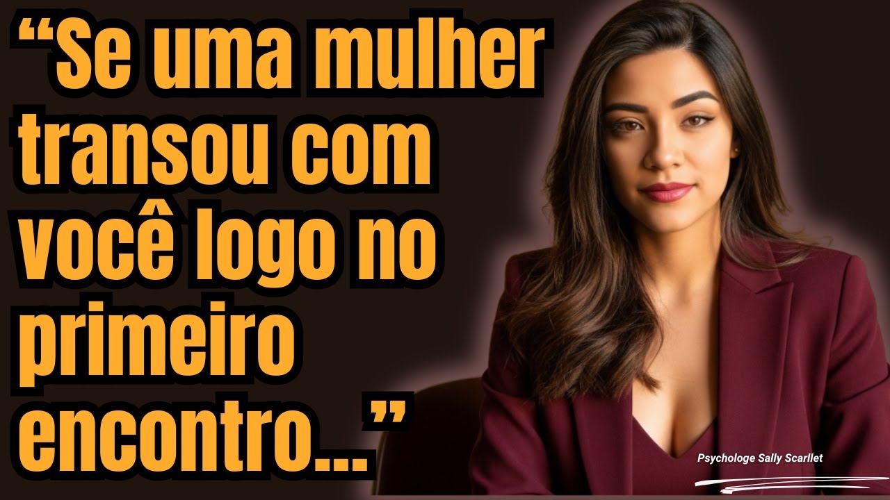 Psicologia revela: Se uma mulher se entregou a você logo no primeiro encontro...