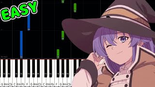 Tabibito no Uta [FULL] - Mushoku Tensei: Jobless Reincarnation OP - EASY Piano Tutorial