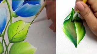 Painting / How to paint leaves