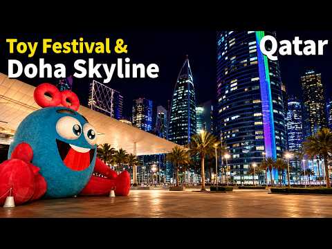 Doha Toy Festival 🇶🇦 | Walking Tour, Entertainment & City Views