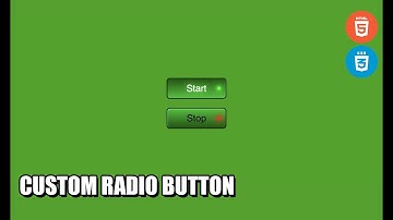Custom Radio Button CSS Tutorial | How to Style Button on CSS?