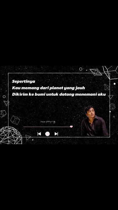 Sepertinya kau memang dari planet yang lain #salpriadi #dariplanetlain #liriklagu #lirik