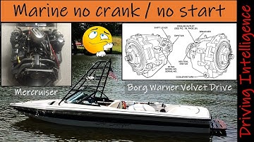 No Start, No Crank: How To Repair Mercruiser Inboard Engine & Velvet Drive MIE 350 MAG MPI Ski