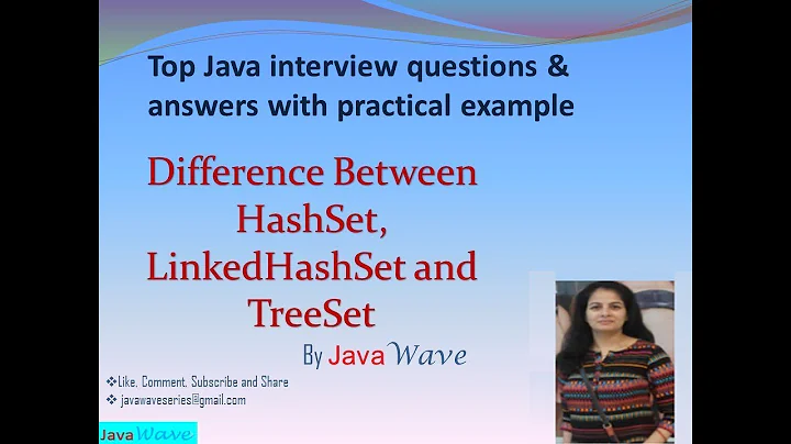 Difference Between HashSet, LinkedHashSet and TreeSet  | Core Java Interview question