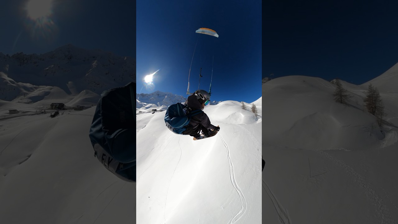 Ça c’est ma dope ️ #snowboarding #snowboard #snowkiting #snowkite #fly #og #mountains