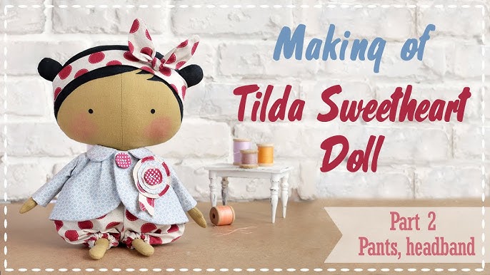 Doll Making Kit, Linen Cloth Doll Set, Toy Doll Tutorial, DIY Doll Sewing  Kit, Rag Doll Pattern 17,7 